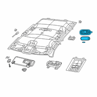 OEM 2020 Ram 3500 Lamp-Dome Diagram - 5JG55TX7AD