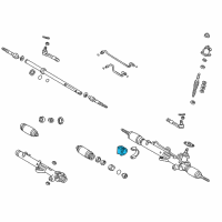 OEM 2006 Toyota Sequoia Gear Assembly Insulator Diagram - 45517-34020