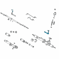 OEM Toyota Outer Tie Rod Diagram - 45047-39295