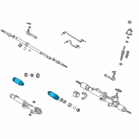 OEM 2000 Toyota Tundra Boot Diagram - 45536-0C010