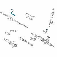 OEM Toyota Outer Tie Rod Diagram - 45046-39465
