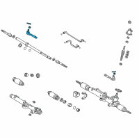 OEM 2002 Toyota Tundra Outer Tie Rod Diagram - 45046-39465