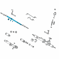 OEM 2001 Toyota Tundra Power Steering Rack Sub-Assembly Diagram - 44204-0C010