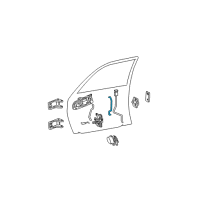 OEM 2005 Dodge Dakota Link-Door Latch Diagram - 55359331AA