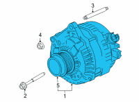 OEM 2021 Ford F-150 ALTERNATOR ASY Diagram - ML3Z-10346-B