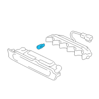 OEM 2003 Honda Civic Bulb, W5W Diagram - 34901-S6D-G01HE