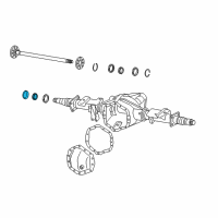 OEM 2003 Chevrolet Silverado 2500 Inner Bearing Diagram - 15042155