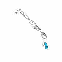 OEM 2007 Chevrolet Trailblazer Lower Intermediate Steering Shaft Assembly Diagram - 15880681