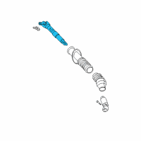 OEM 2002 Chevrolet Trailblazer EXT Intermed Shaft Diagram - 15206668