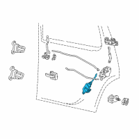 OEM 2004 Ford Explorer Sport Trac Actuator Diagram - 5L2Z-7826594-A