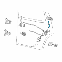 OEM Mercury Mountaineer Rod Diagram - F87Z-7826596-AA