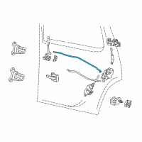 OEM 1992 Ford Explorer Rod Diagram - F1TZ-7826415-B