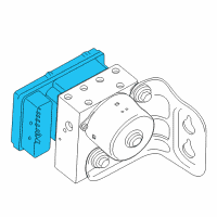 OEM Dodge Journey None-Anti-Lock Brake System Diagram - 68038226AC