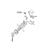 OEM Chrysler Pacifica Lever-Tilt Column Release Diagram - 5057037AC