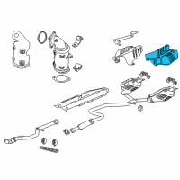 OEM Buick Regal TourX Heat Shield Diagram - 84263431