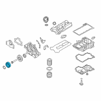 OEM 2009 BMW 750Li Crnkshft Pulley Diagram - 11-28-7-570-264