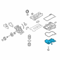 OEM BMW 750Li Oil Pan Diagram - 11137581720