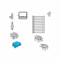 OEM 2004 Dodge Viper Sensor-Map Diagram - 4686684AB