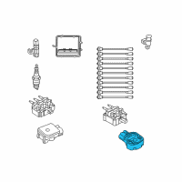 OEM Dodge Ram 1500 Throttle Position Sensor Diagram - 4686360AC