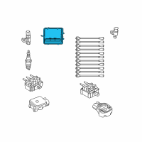 OEM Dodge Viper Powertrain Control Module Diagram - 5029894AH