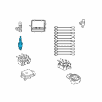 OEM 1998 Jeep Cherokee Plug Diagram - 68304020AA