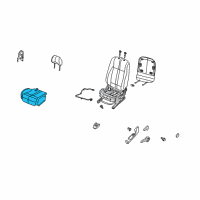 OEM Nissan Altima Cushion Assembly - Front Seat Diagram - 87350-JB01B