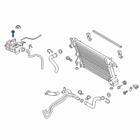 OEM 2022 Ford F-350 Super Duty Overflow Hose Diagram - HC3Z-8075-C