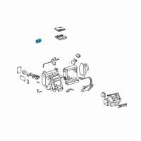 OEM 2001 Lexus RX300 Grommet Diagram - 90480-01609