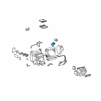 OEM 2001 Lexus RX300 Damper Servo Sub-Assembly (For Airmix) Diagram - 87106-48020