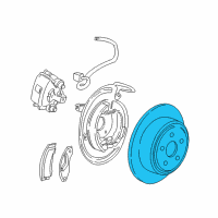 OEM Ford Explorer Sport Rotor Diagram - 4U2Z-1V125-L