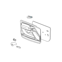 OEM 1999 Chevrolet Silverado 2500 Mirror Switch Diagram - 19259974