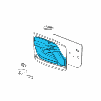 OEM Chevrolet Silverado 3500 Classic Armrest Diagram - 88981542