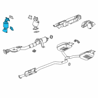 OEM 2018 Buick LaCrosse Preconverter Diagram - 84462801