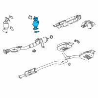 OEM 2019 Buick Regal Sportback Preconverter Diagram - 84129723