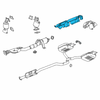 OEM 2019 Buick Regal TourX Heat Shield Diagram - 84191152