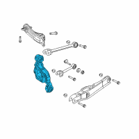 OEM 2010 Dodge Journey Knuckle-Rear Diagram - 4766562AB