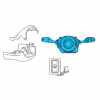 OEM 2019 BMW X1 Steering Column Switch Diagram - 61-31-6-823-663