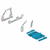 OEM Honda Civic Floor, FR. Diagram - 65100-S5B-A11ZZ