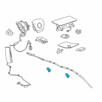 OEM Cadillac Side Sensor Diagram - 10381278