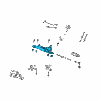 OEM 2011 Acura RDX Power Steering Rack, Core Id Diagram - 06536-STK-305RM