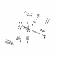 OEM Acura End, Tie Rod Diagram - 53540-STK-A01