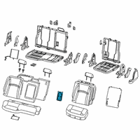 OEM 2019 Ram 1500 Liner-Cup Holder Diagram - 5ZK54TX7AA