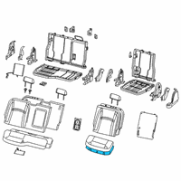 OEM 2020 Ram 1500 Seat Cushion Diagram - 68299892AE