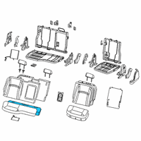OEM Ram 1500 Seat Cushion Foam Diagram - 68399952AC