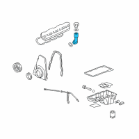 OEM Chevrolet Trailblazer Filler Tube Diagram - 12574386