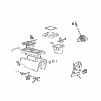 OEM Oldsmobile Courtesy Lamp Diagram - 12167138