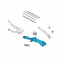 OEM Lexus Link Assy, Windshield Wiper Diagram - 85150-75020