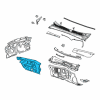 OEM 2021 Cadillac XT4 Insulator Diagram - 23274750