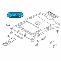 OEM 2020 BMW M340i Dome Lights Diagram - 63319490431