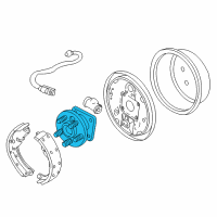 OEM Oldsmobile Alero Hub & Bearing Diagram - 12413003